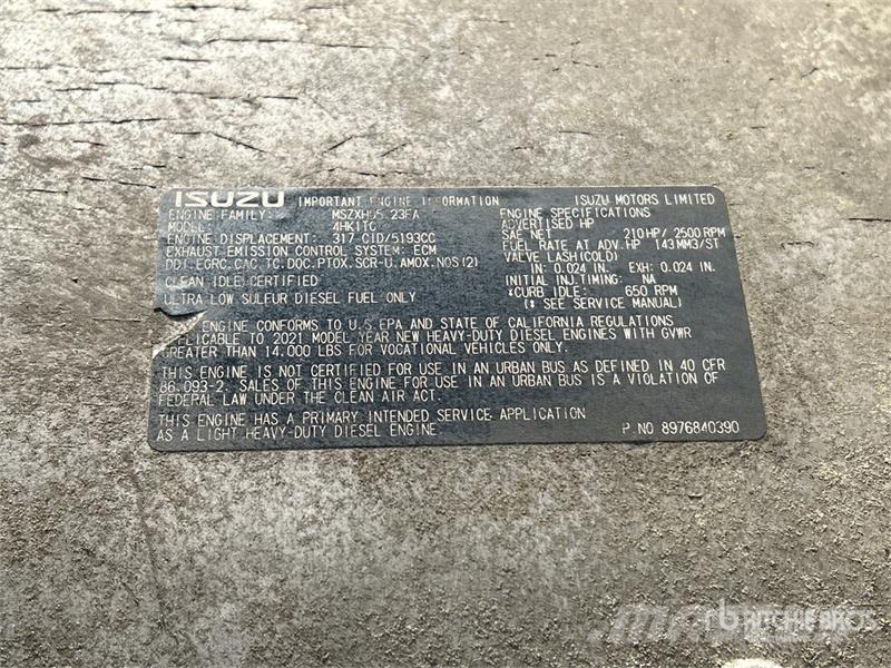 Isuzu NRR Kapali kasa kamyonlar