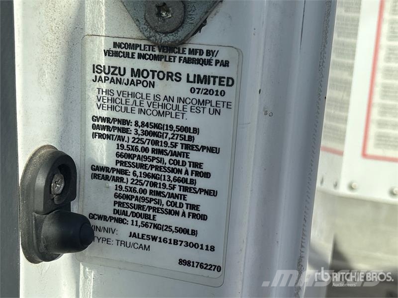 Isuzu NRR Фургони