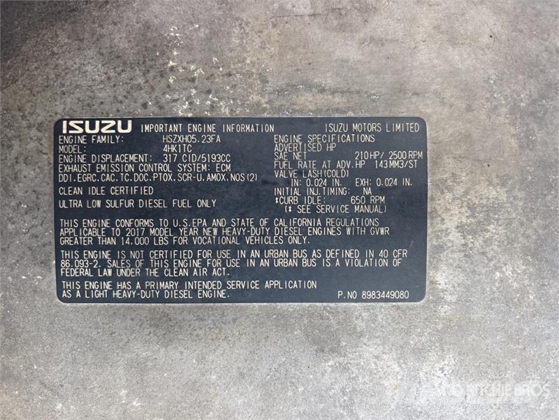 Isuzu NRR Camiones caja cerrada