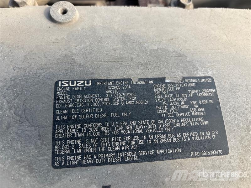Isuzu NRR 4x2 Flatbed Truck Planbiler
