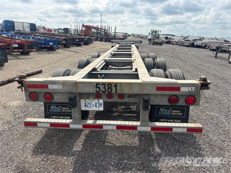 ITD 53 ft Tri/A Extendable Container Trailer 컨테이너 트레일러