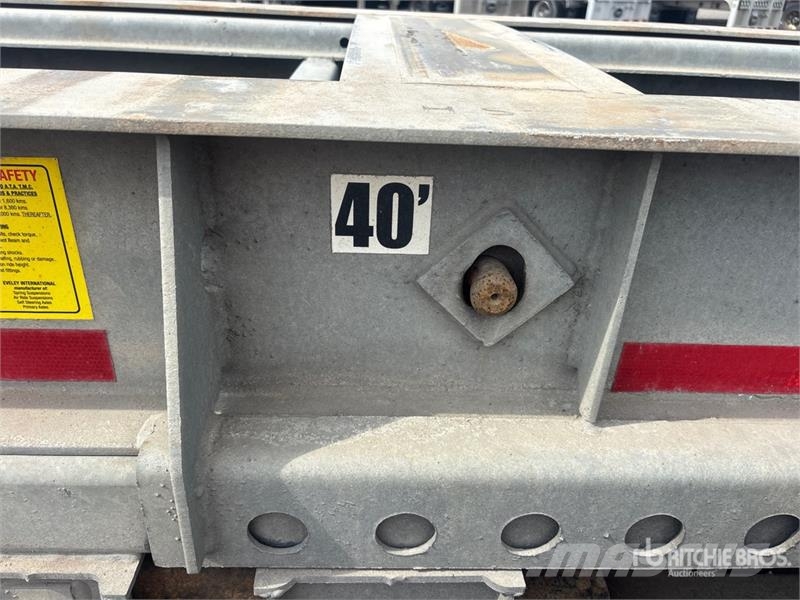 ITD 53 ft Tri/A Extendable Container Trailer 컨테이너 트레일러