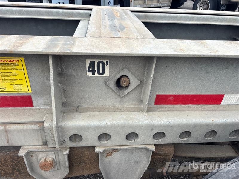 ITD 53 ft Tri/A Extendable Container Trailer 컨테이너 트레일러