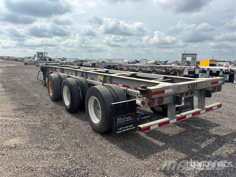 ITD 53 ft Tri/A Extendable Container Trailer 컨테이너 트레일러