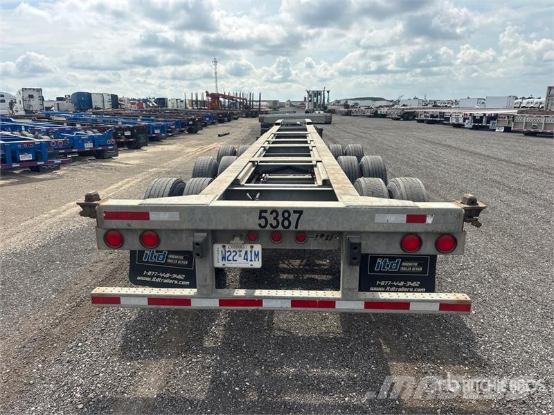 ITD 53 ft Tri/A Extendable Container Trailer 컨테이너 트레일러