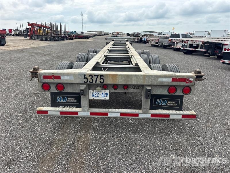 ITD 53 ft Tri/A Extendable Container Trailer 컨테이너 트레일러