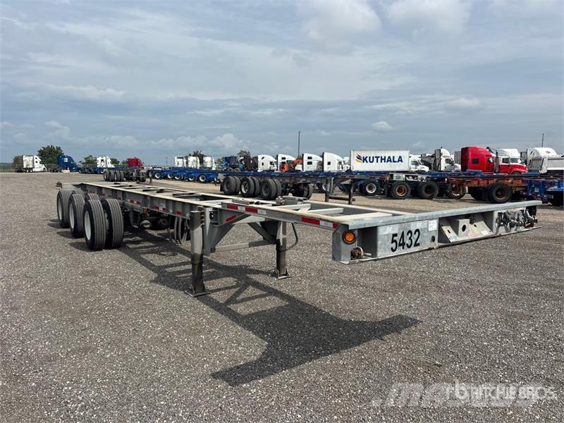 ITD 53 ft Tri/A Extendable Container Trailer 컨테이너 트레일러