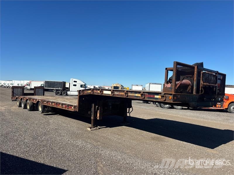 J C Trailers 55 ft Quad/A Step Deck Trailer Niski utovarivači