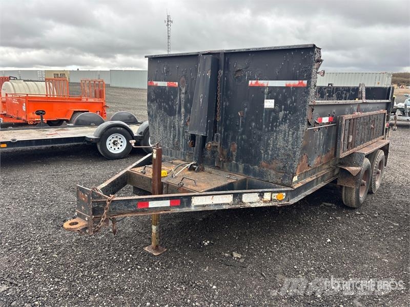  J &  Trailers 12 ft T/A Dump Utility Trailer Самоскиди