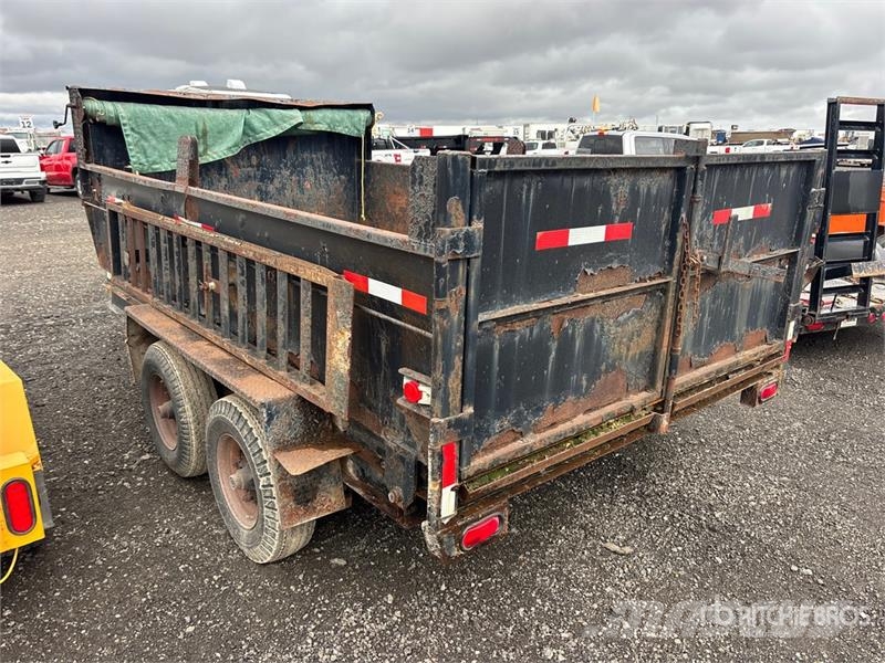  J &  Trailers 12 ft T/A Dump Utility Trailer Самоскиди
