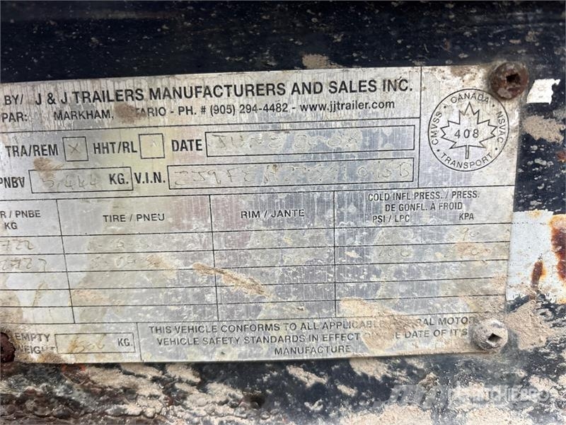  J &  Trailers 12 ft T/A Dump Utility Trailer Самоскиди