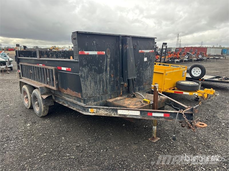  J &  Trailers 12 ft T/A Dump Utility Trailer Самоскиди