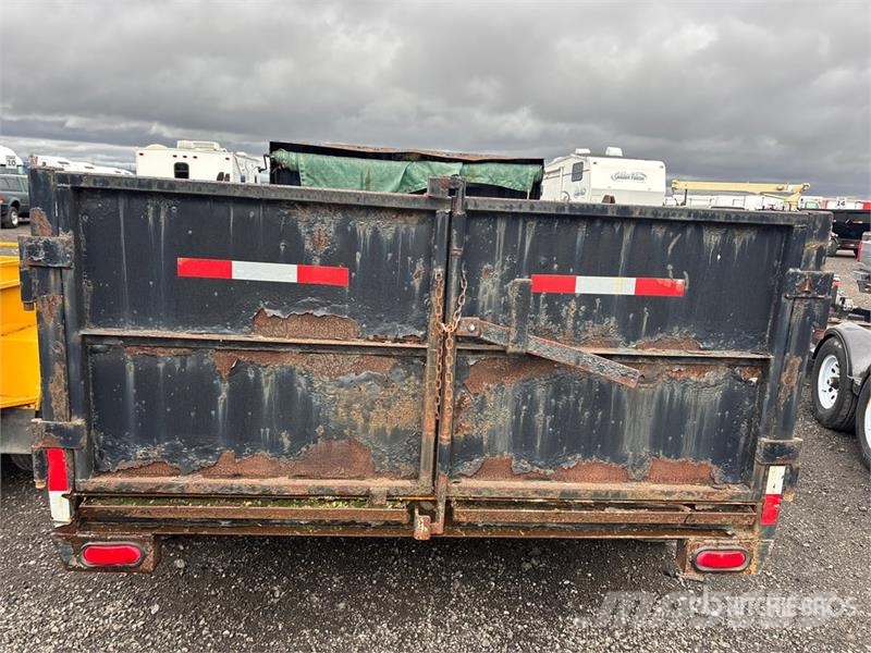  J &  Trailers 12 ft T/A Dump Utility Trailer Самоскиди