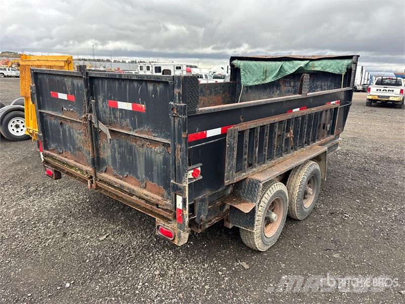  J &  Trailers 12 ft T/A Dump Utility Trailer Самоскиди