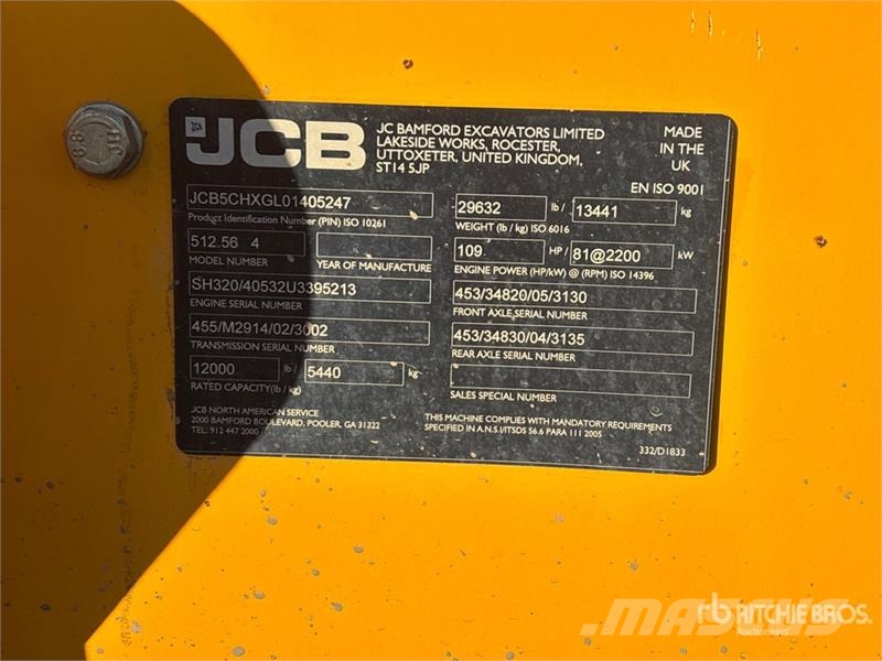 JCB 512-56 Teleskooplaadurid