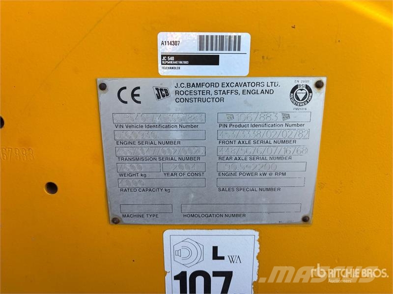 JCB 540-70 Telehandler Teleskoplader