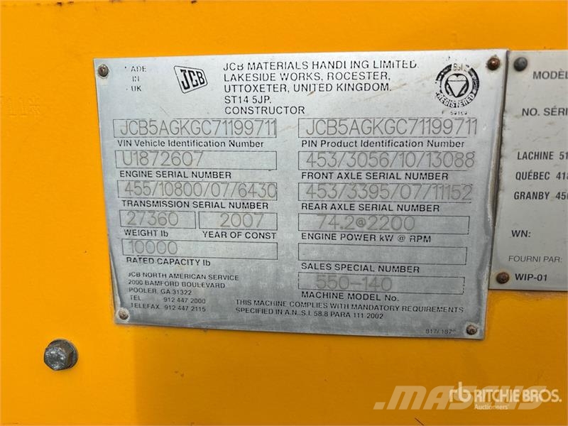 JCB 550-140 Teleskoplader