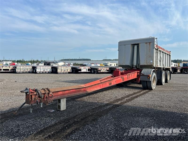JCTR 17 ft Tri/A Pup Dump Trailer Bañera