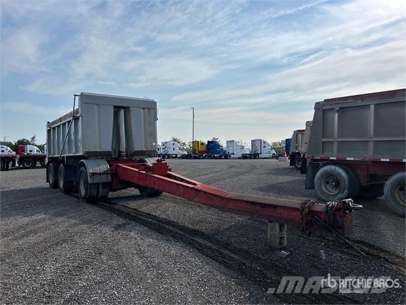 JCTR 17 ft Tri/A Pup Dump Trailer Bañera
