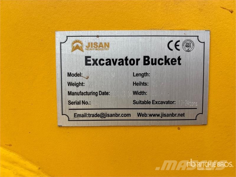 JISAN 54 in Digging Excavator Bucket - Fits Cat 320 Kanalak