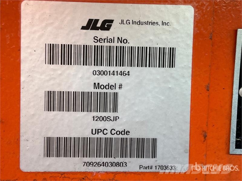 JLG 1200SJP 4WD Diesel Telescopic Boom Lift Nacelles télescopiques