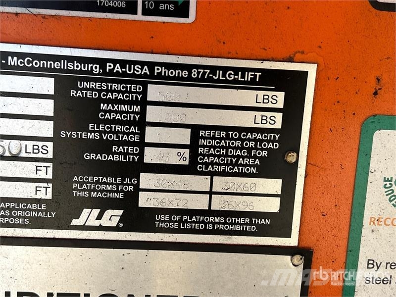 JLG 400S Telescopic Boom Lift رافعات سلة تلسكوبية