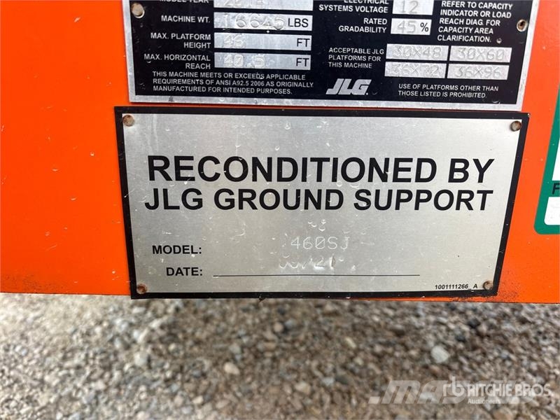 JLG 460SJ 4WD Diesel Telescopic Boom Lift - Factory Re Teleskopske dvižne ploščadi