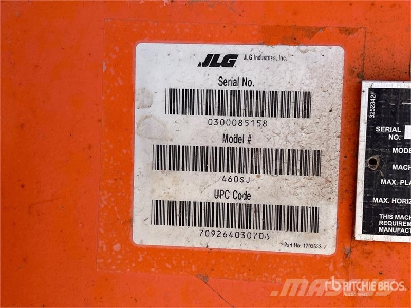 JLG 460SJ 4WD Dual Fuel Telescopic Boom Lift Nacelles télescopiques