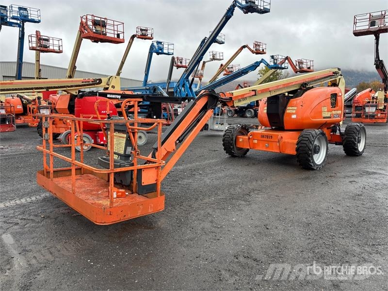 JLG 600AJ 4WD Dual Fuel Articulating Boom Lift Plataforma de trabajo articulada