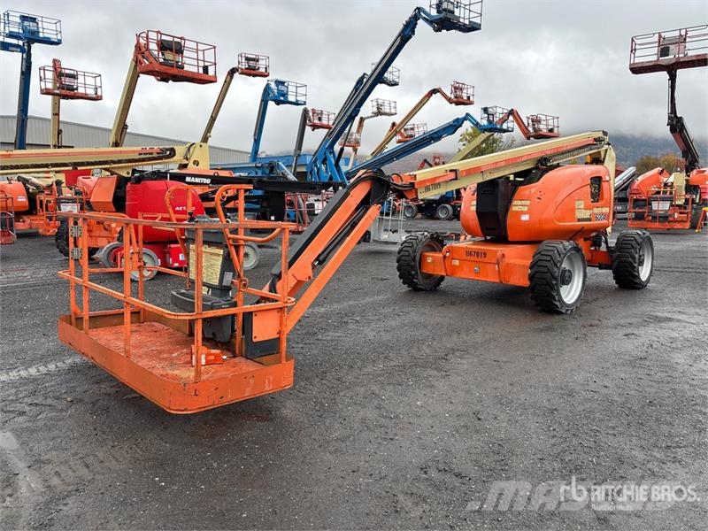 JLG 600AJ 4WD Dual Fuel Articulating Boom Lift Plataforma de trabajo articulada