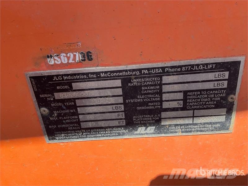 JLG 600S 4WD Diesel Telescopic Boom Lift Telescopic boom lifts
