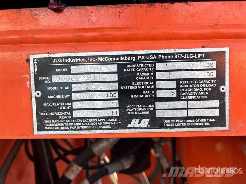 JLG 660SJ 4WD Diesel Telescopic Boom Lift Telescoophoogwerkers