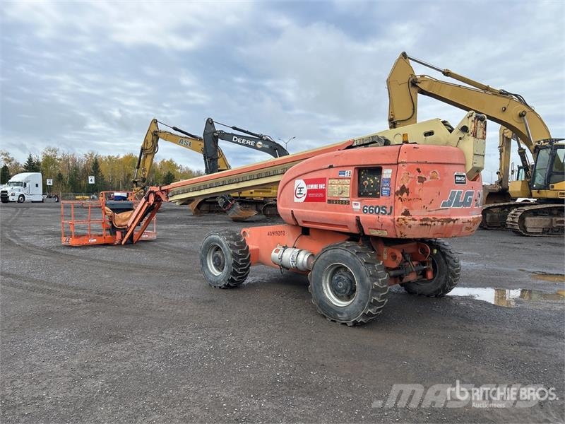 JLG 660SJ 4WD Dual Fuel Telescopic Boom Lift Podnośniki teleskopowe
