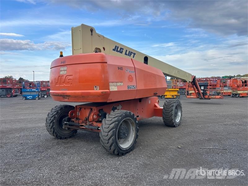 JLG 860SJ 4WD Diesel Telescopic Boom Lift Teleskopiskie pacēlāji