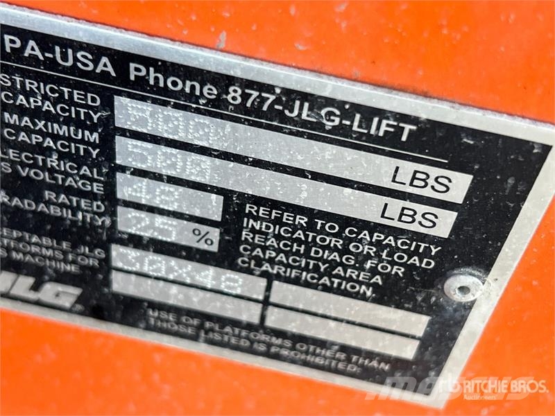 JLG E300AJ 2WD Electric Articulating Boom Lift Plataforma de trabajo articulada
