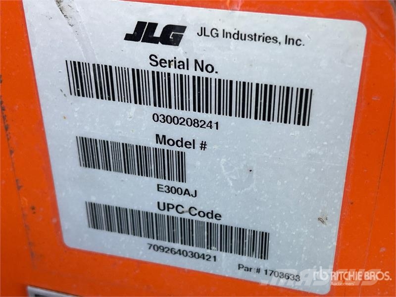 JLG E300AJ 2WD Electric Articulating Boom Lift Plataforma de trabajo articulada