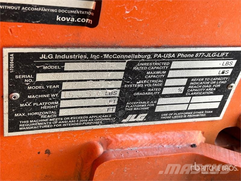 JLG E300AJP 2WD Electric Articulating Boom Lift رافعات سلة مفصلية