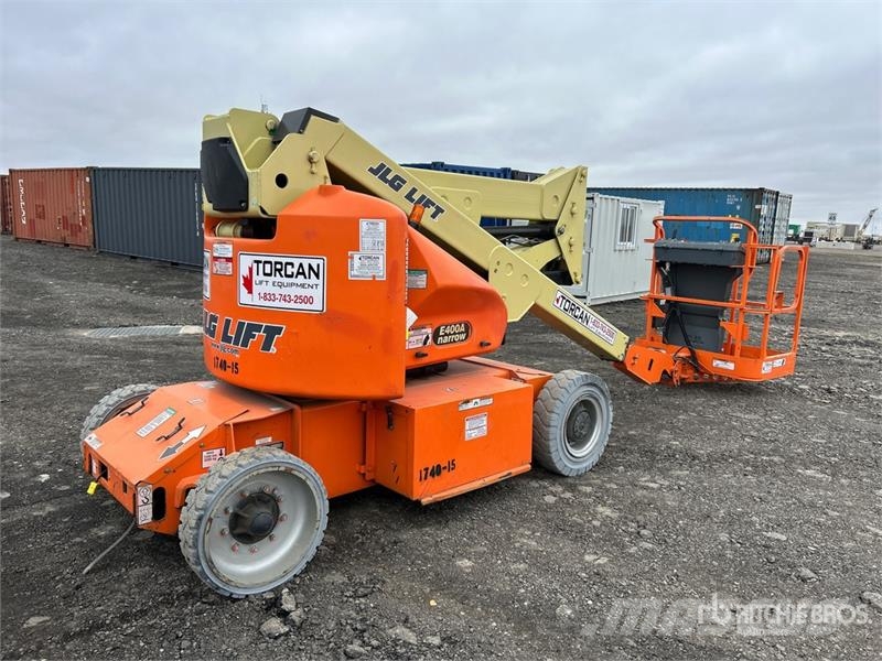JLG E400AN 2WD Electric Articulating Boom Lift رافعات سلة مفصلية