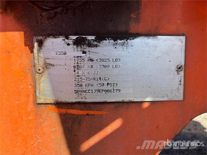 JLG T350 Towable Lift Järelveetavad korvtõstukid