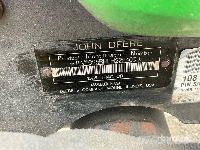 John Deere 1025R Kompakttraktorer
