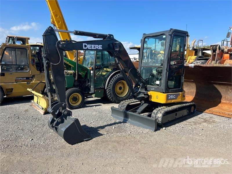 John Deere 26G ミニ油圧ショベル 7t以下（ミニユンボ・ミニディガー）