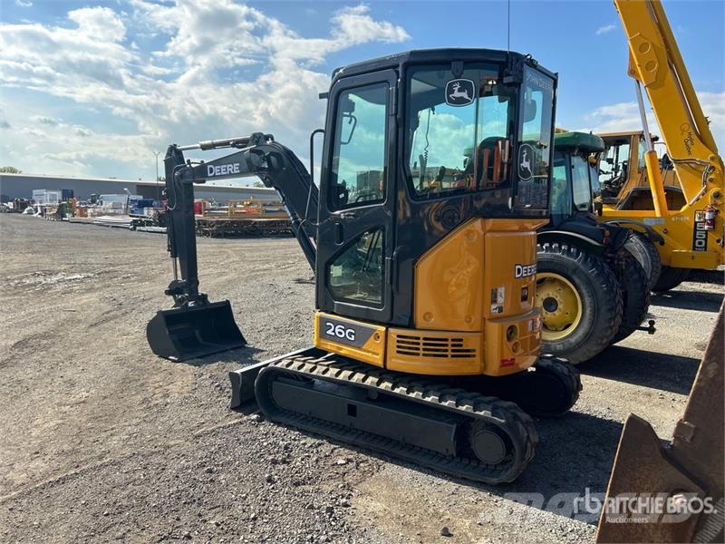 John Deere 26G ミニ油圧ショベル 7t以下（ミニユンボ・ミニディガー）