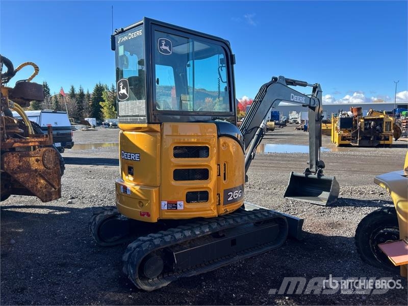 John Deere 26G Mini bagri <7t
