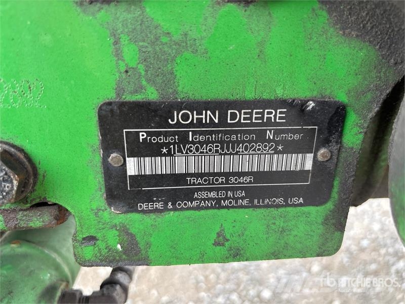 John Deere 3046R 4WD Utility Tractor 소형 트랙터