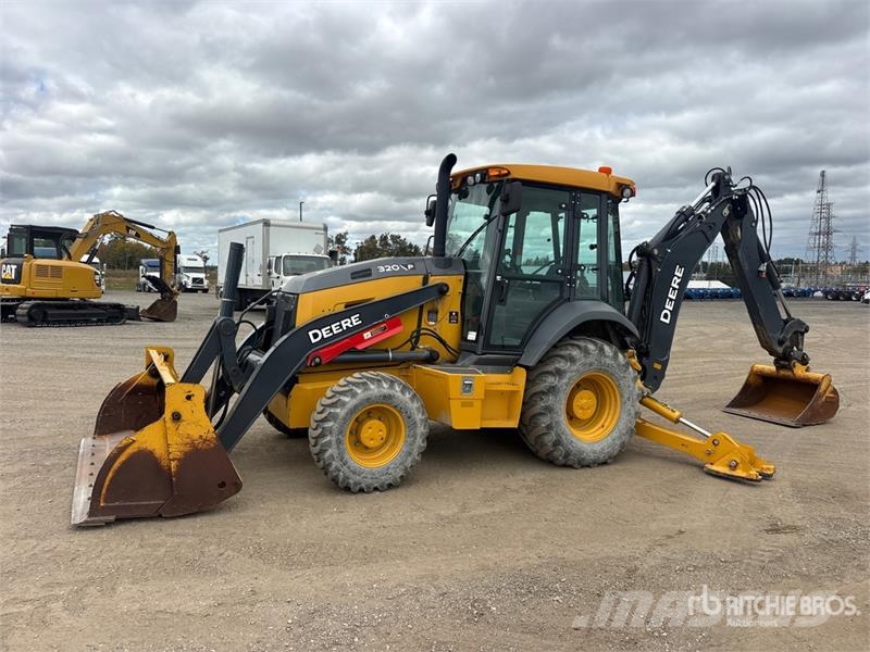 John Deere 320 P-Tier 4x4 Backhoe Loader لوادر ذات جرافات عكسية