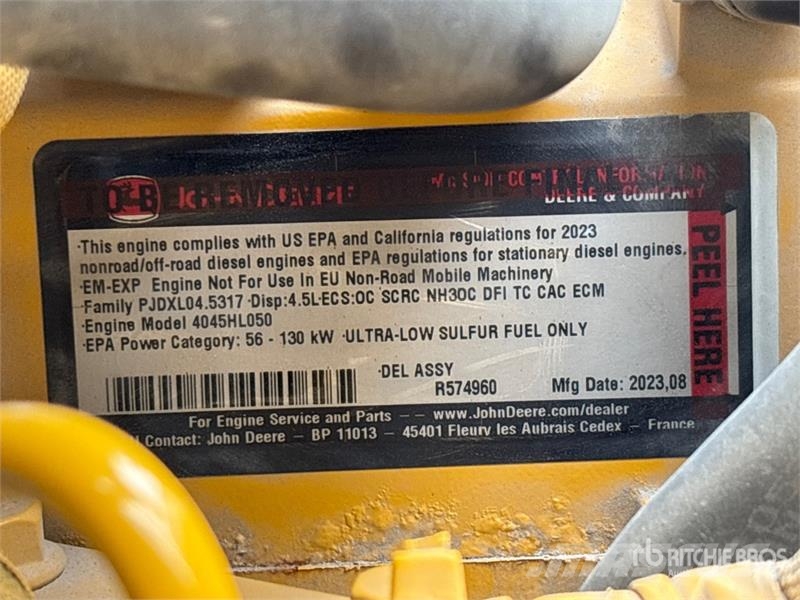 John Deere 320 P-Tier 4x4 Backhoe Loader لوادر ذات جرافات عكسية