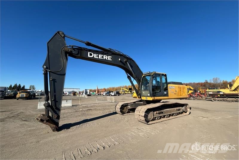 John Deere 350D LC Tracked Excavator Kāpurķēžu ekskavatori