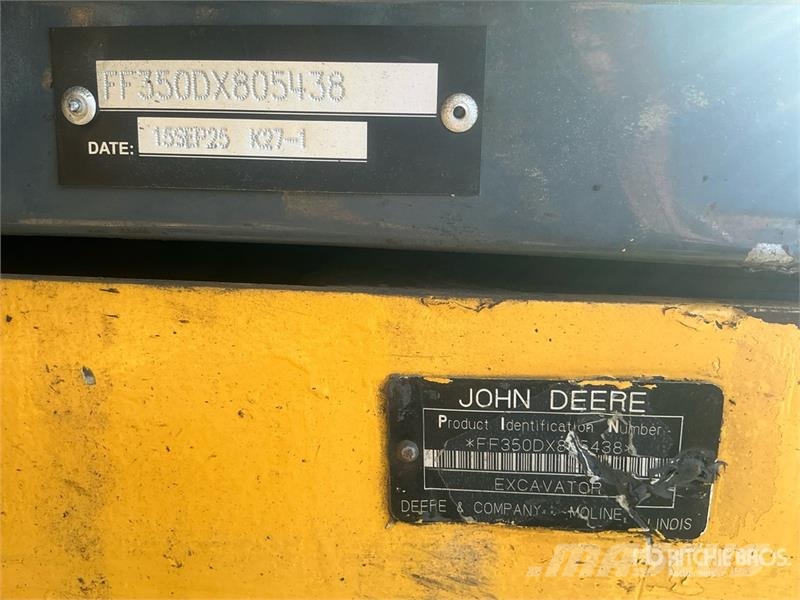John Deere 350D LC Tracked Excavator Гусеничні екскаватори