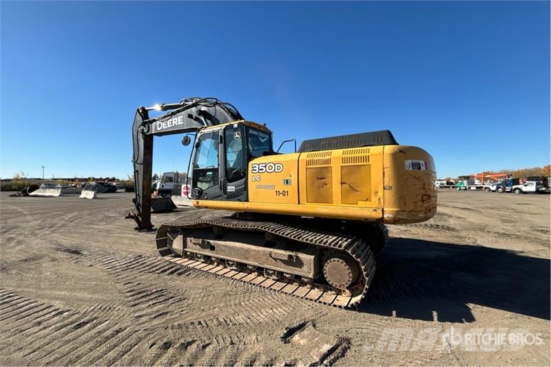 John Deere 350D LC Tracked Excavator Kāpurķēžu ekskavatori