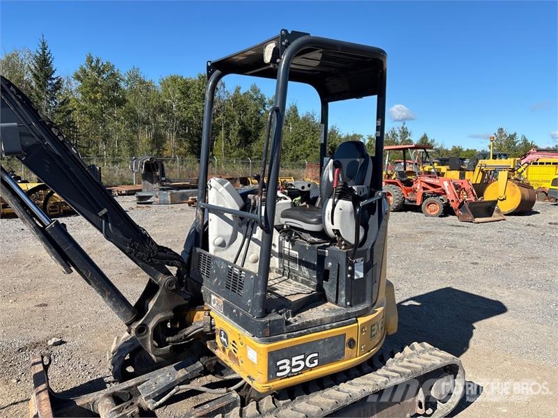 John Deere 35G Mini kotrók < 7t